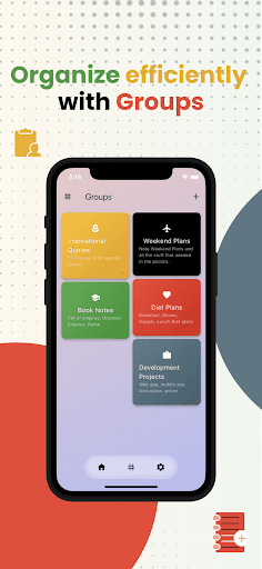 NotedUp Notes and Groups