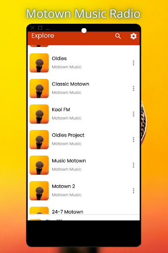 Motown Music Radio App Songs Screen 3