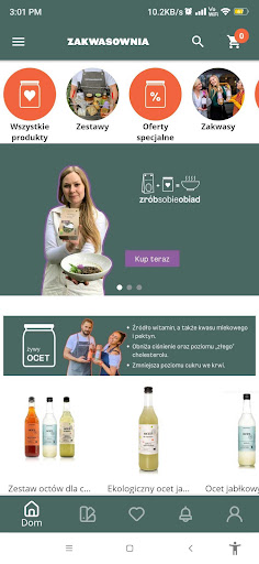 Android application zakwasownia.bio screenshort