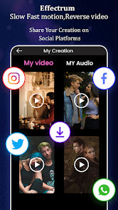 Screenshot 22 Slow,Fast, Reverse Video Maker android