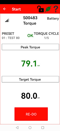 TorqApp Screen 2