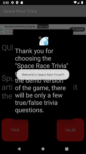 Space Race Trivia 1.15 screenshots 1