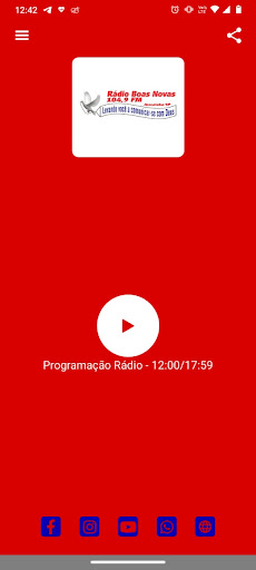 Android application Rádio Boas Novas 104.9 FM screenshort