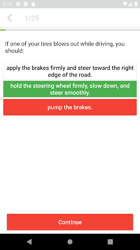 DMV Practice Test Kansas 2023 Screen 3