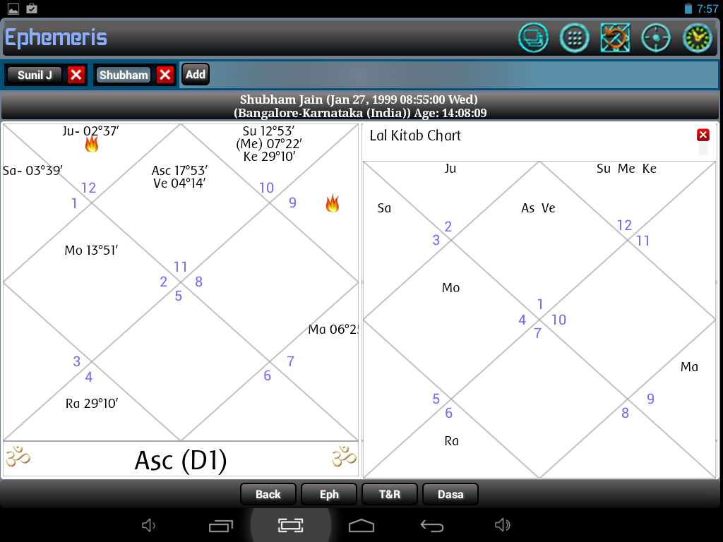 Ephemeris, Astrology Software Screenshot 14