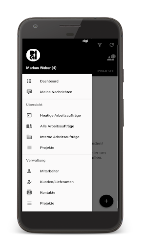 Android application DIGI - the Butler screenshort