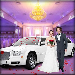 图标图片“Wedding City Limo Car Driving”