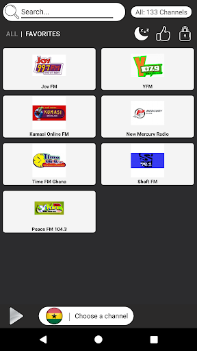 Ghana Radio Stations - AM FM Screen 3