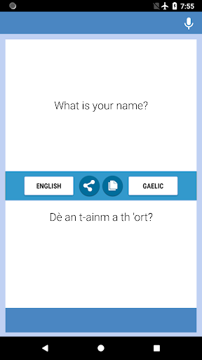 Android application Eadar-Theangair Beurla-Gàidhli screenshort