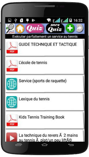Cours de tennis Screen 2