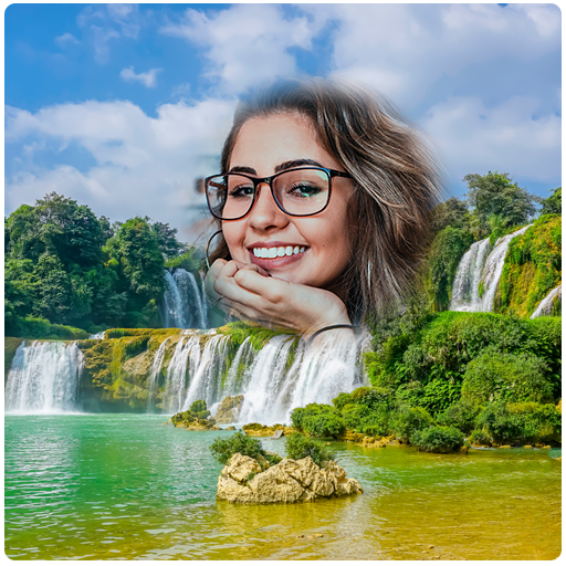 Waterfall Photo Frames Header - AppWisp.com