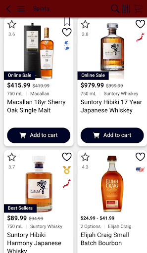 Android application 111 Lex Liquors and Wine screenshort