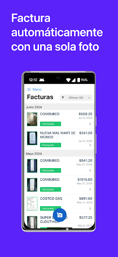 Android application Fotofacturas - Factura fácil screenshort