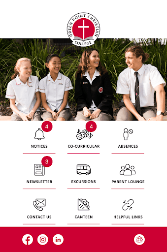 Android application Green Point Christian College screenshort