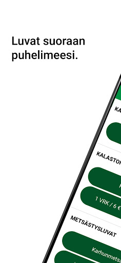 Android application Eräluvat screenshort