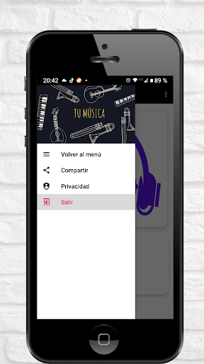 Android application Música Variada screenshort