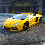 lamborghini car racing game 3d icon