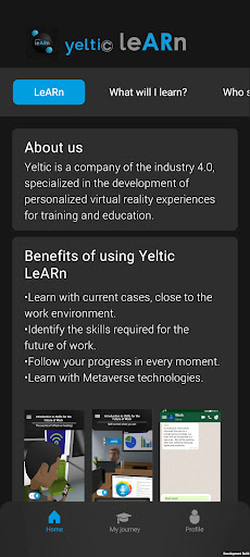 Yeltic LeARn Screen 3