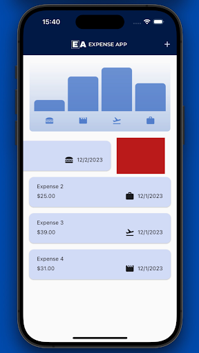 Expenses App Finances Manager Screen 2