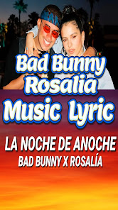 Imágen 1 Bad Bunny Rosalia - La Noche D android