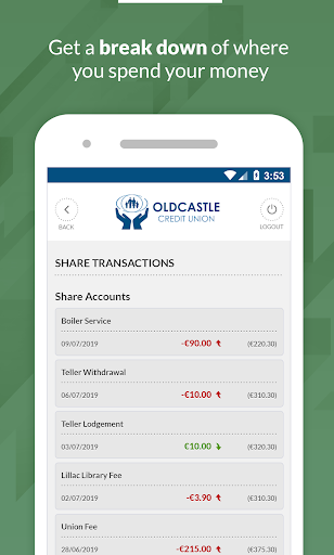 Oldcastle Credit Union Screen 3