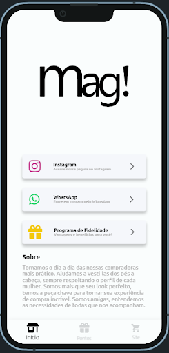 Android application mag! sempre presente screenshort