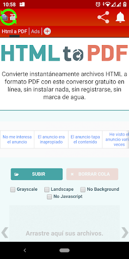 Convertir html a pdf gratis