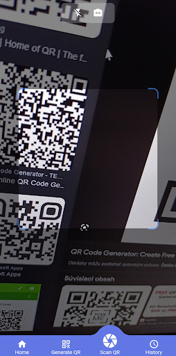 QR Code Generator & Scanner Screen 3