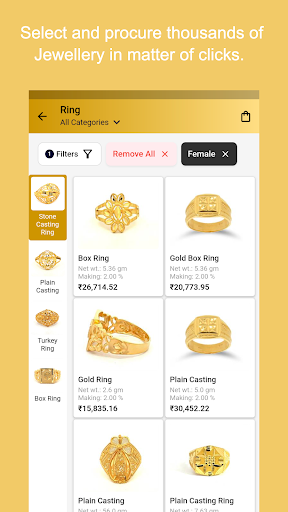 Android application GoldClub screenshort