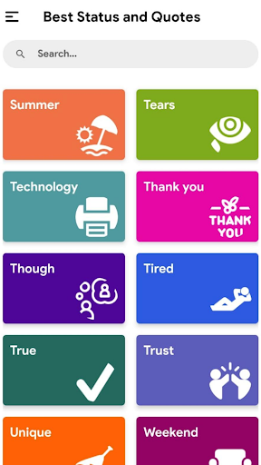 status and quote Screen 2