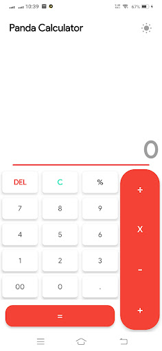 Panda Calculator Screen 2