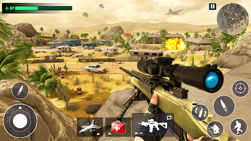 Android application Desert Sniper Shooting 3D screenshort