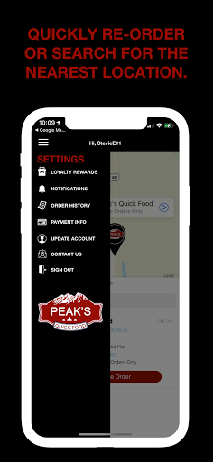 Peaks Quick Food Screen 3