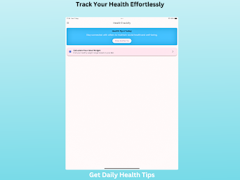 HealthTrackify: Health Tracker - Screenshot Image