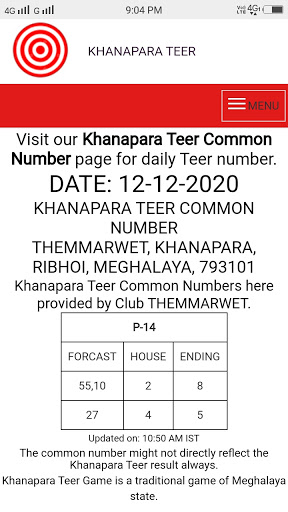 KHANAPARA TEER (Official App) Screen 2