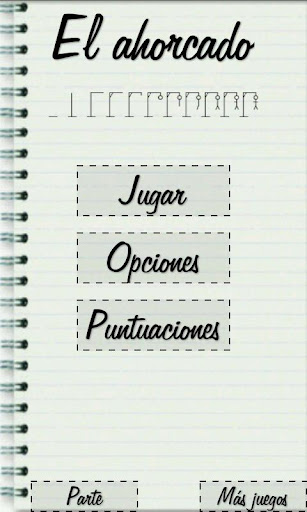 Android application El ahorcado - Juego en español screenshort
