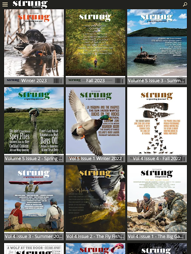 Android application Strung Magazine screenshort