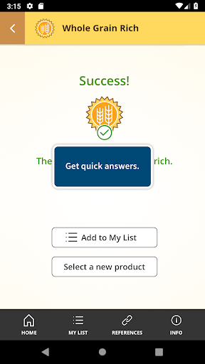 CACFP Shopper Screen 3