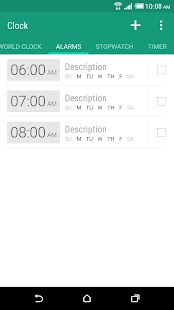 HTC Clock Screenshot