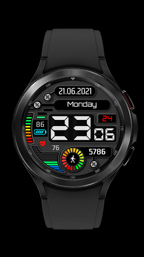 ITD9 Digital sport Watch Face Screen 2