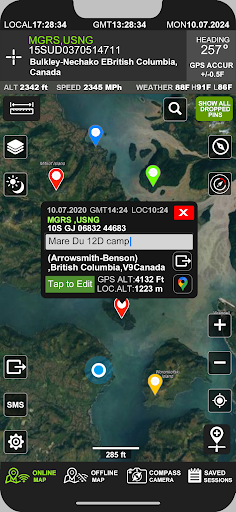 GPS Location Info,Tactical Cam