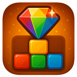 Colorful Gem Block Game