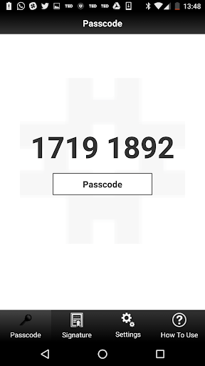 Secure Operation Screen 2