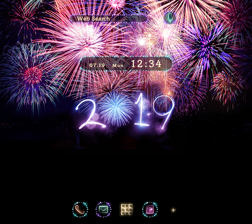 Android application Happy NewYear 2019 Theme screenshort