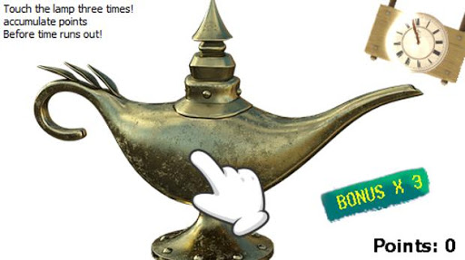 Android application Magic Lamp Genie wish screenshort