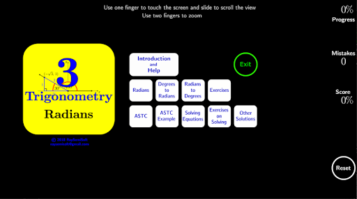 Android application Trig Tutorial 3 screenshort