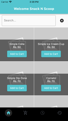 Scoop n Snack Order Taker