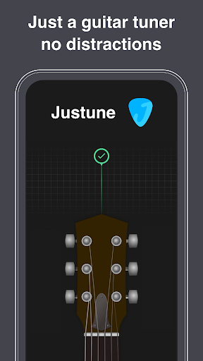 Justune Guitar Tuner Screenshot 1 - AppWisp.com