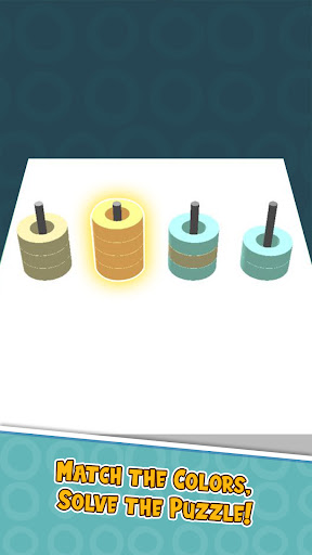 Ring Stack: Color Sorting screenshots 1