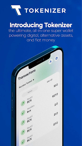 Android application BlockX Super Wallet screenshort
